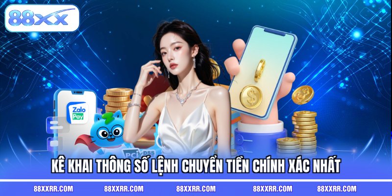 Kê khai thông số lệnh chuyển tiền chính xác nhất